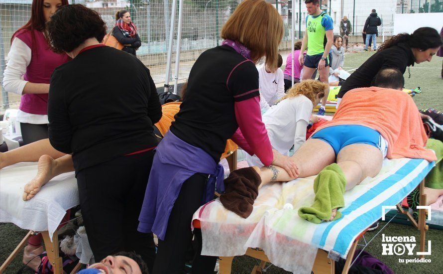 Galería: Mil y un valientes se divierten bajo la lluvia en la IV Media Maratón de Lucena