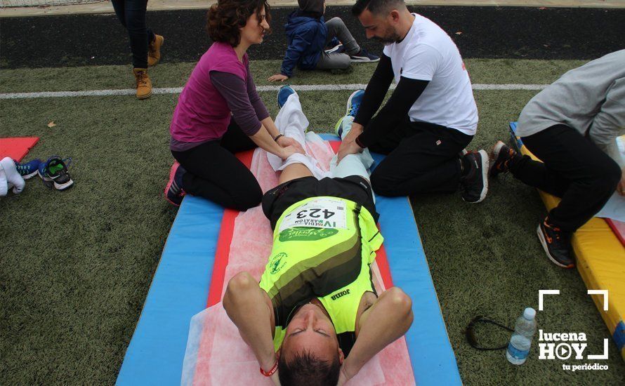 Galería: Mil y un valientes se divierten bajo la lluvia en la IV Media Maratón de Lucena