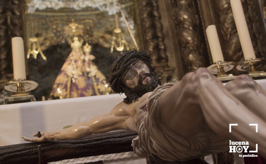 GALERÍA: El recogimiento preside el Vía Crucis del Cristo del Perdón en el Santuario de Aras. Fotos de Jesús Ruiz 'Gitanito'