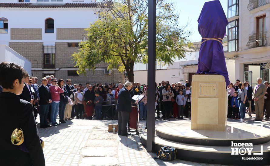 GALERÍA: Inaugurado el Monumento al Santero en el marco de un emotivo acto de exaltación a la santería y las tradiciones de Lucena