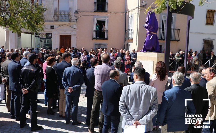 GALERÍA: Inaugurado el Monumento al Santero en el marco de un emotivo acto de exaltación a la santería y las tradiciones de Lucena