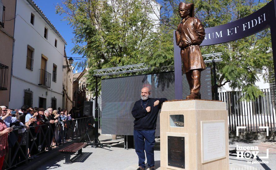 GALERÍA: Inaugurado el Monumento al Santero en el marco de un emotivo acto de exaltación a la santería y las tradiciones de Lucena