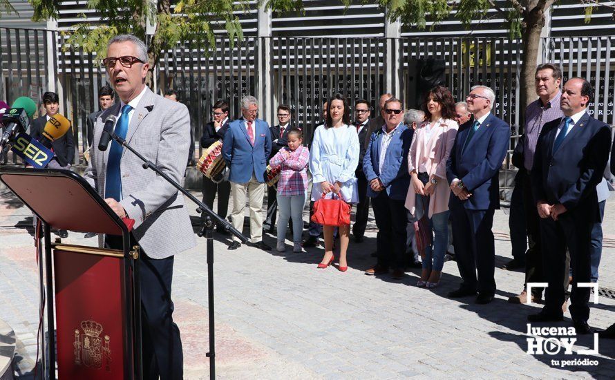 GALERÍA: Inaugurado el Monumento al Santero en el marco de un emotivo acto de exaltación a la santería y las tradiciones de Lucena