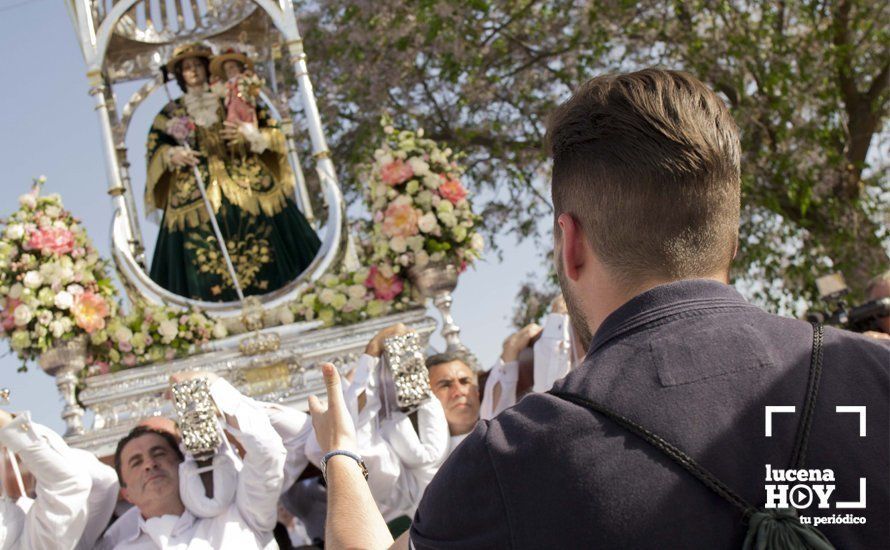 Galería 1: Las fotos de la Romería de Bajada por las calles de Lucena