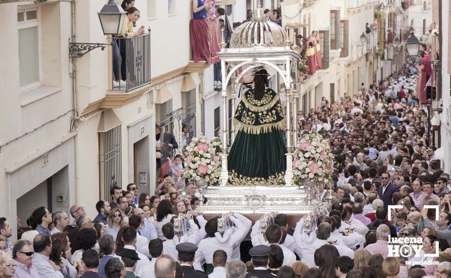 Galería 1: Las fotos de la Romería de Bajada por las calles de Lucena