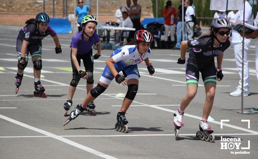 GALERÍA: Casi 150 patinadores participaron el domingo en el Campeonato de Andalucía de Patinaje de Velocidad celebrado en Lucena