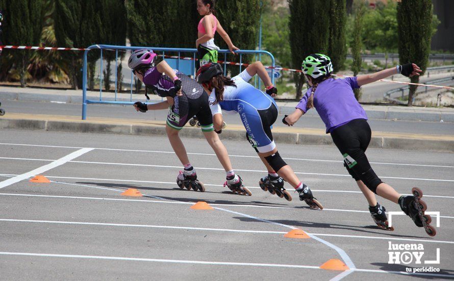 GALERÍA: Casi 150 patinadores participaron el domingo en el Campeonato de Andalucía de Patinaje de Velocidad celebrado en Lucena