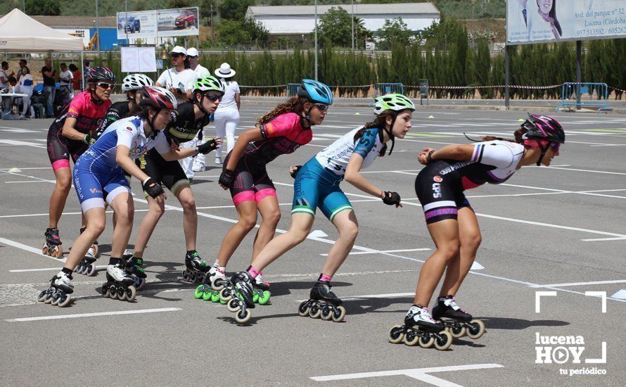 GALERÍA: Casi 150 patinadores participaron el domingo en el Campeonato de Andalucía de Patinaje de Velocidad celebrado en Lucena