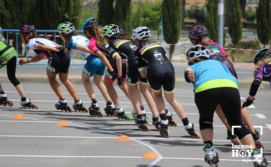 GALERÍA: Casi 150 patinadores participaron el domingo en el Campeonato de Andalucía de Patinaje de Velocidad celebrado en Lucena