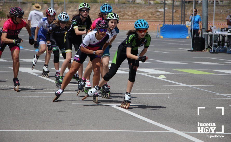 GALERÍA: Casi 150 patinadores participaron el domingo en el Campeonato de Andalucía de Patinaje de Velocidad celebrado en Lucena