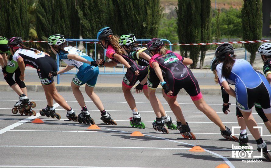 GALERÍA: Casi 150 patinadores participaron el domingo en el Campeonato de Andalucía de Patinaje de Velocidad celebrado en Lucena