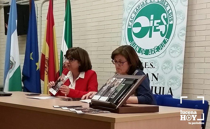  Carmen Anisa y Carmen Jurado durante la presentación del libro 