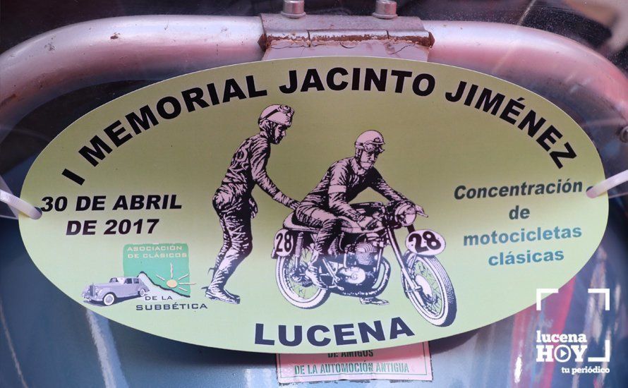 GALERÍA: Una concentración de motos clásicas ha recordado hoy a Jacinto Jiménez