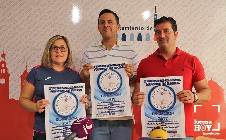  Presentación del torneo en la sala de prensa municipal, esta mañana 