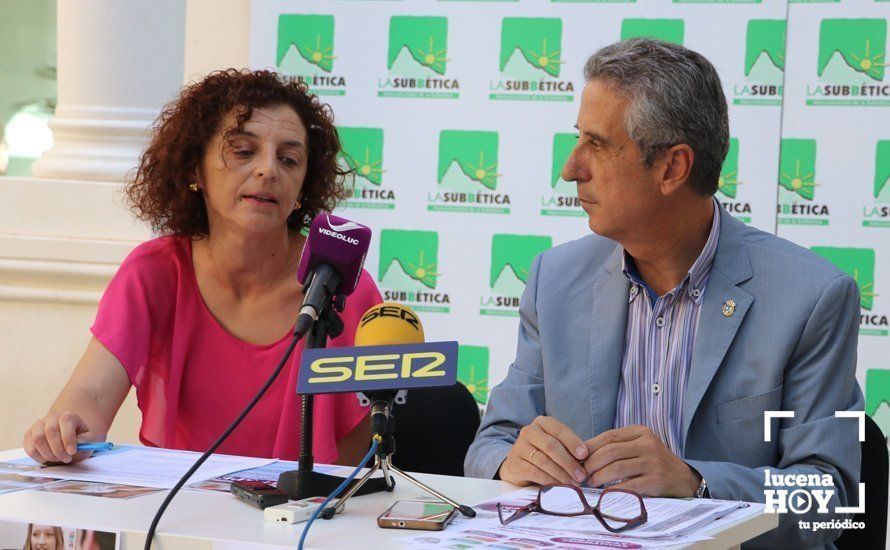  Juli Montes, responsable de formación de la Mancomunidad, junto a Juan Pérez, presidente del órgano mancomunado 