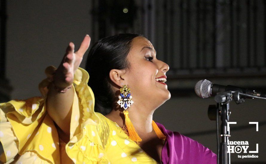 GALERÍA: Un llanete repleto disfruta del Festival Flamenco "Curro Lucena" en el primer día de la Feria de Santiago
