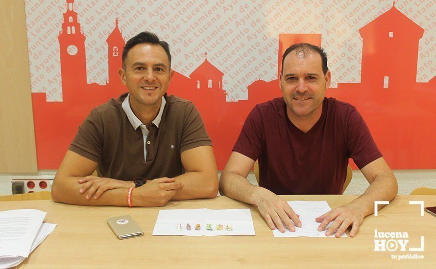  Manuel Lara y Arcángel Bedmar / Imagen cedida por el Ayuntamiento de Lucena. 