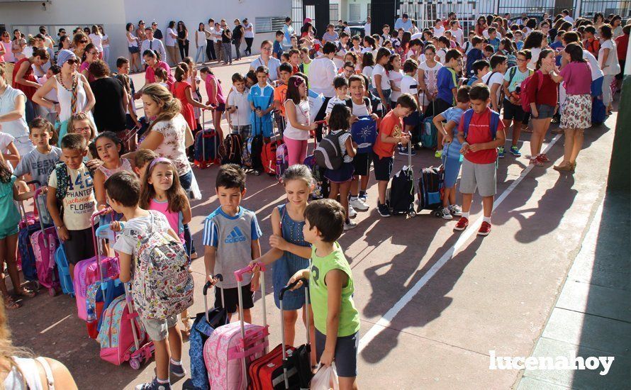  Inicio del pasado curso escolar en el CEIP San José de Calasanz 