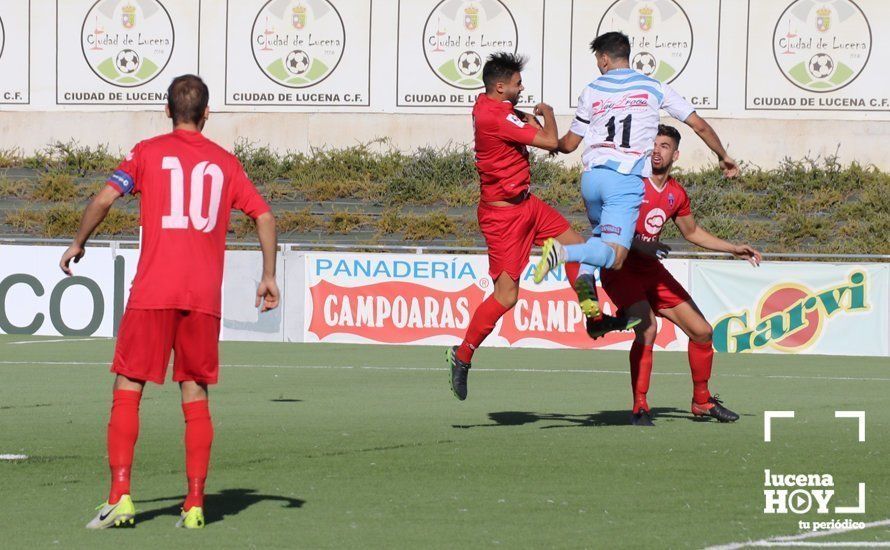 GALERÍA: Festival de juego del Ciudad de Lucena frente al Castilleja C.F. (2-0) en un soberbio partido