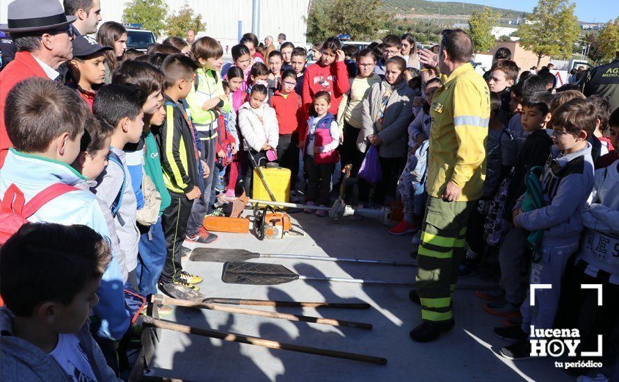 GALERÍA: Varios cientos de escolares asisten a las demostraciones en vivo y talleres de las III Jornadas dede Seguridad y Emergencias