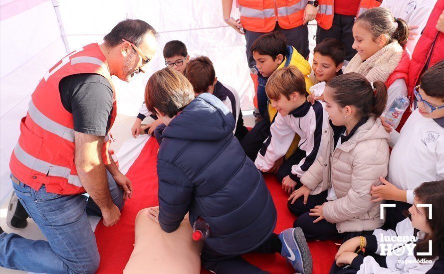 GALERÍA: Varios cientos de escolares asisten a las demostraciones en vivo y talleres de las III Jornadas dede Seguridad y Emergencias