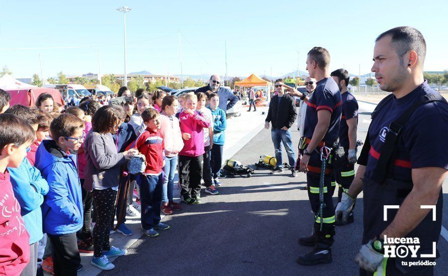 GALERÍA: Varios cientos de escolares asisten a las demostraciones en vivo y talleres de las III Jornadas dede Seguridad y Emergencias