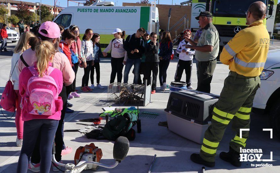 GALERÍA: Varios cientos de escolares asisten a las demostraciones en vivo y talleres de las III Jornadas dede Seguridad y Emergencias