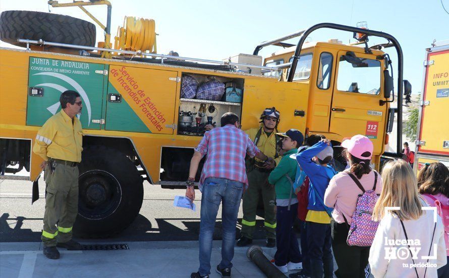 GALERÍA: Varios cientos de escolares asisten a las demostraciones en vivo y talleres de las III Jornadas dede Seguridad y Emergencias