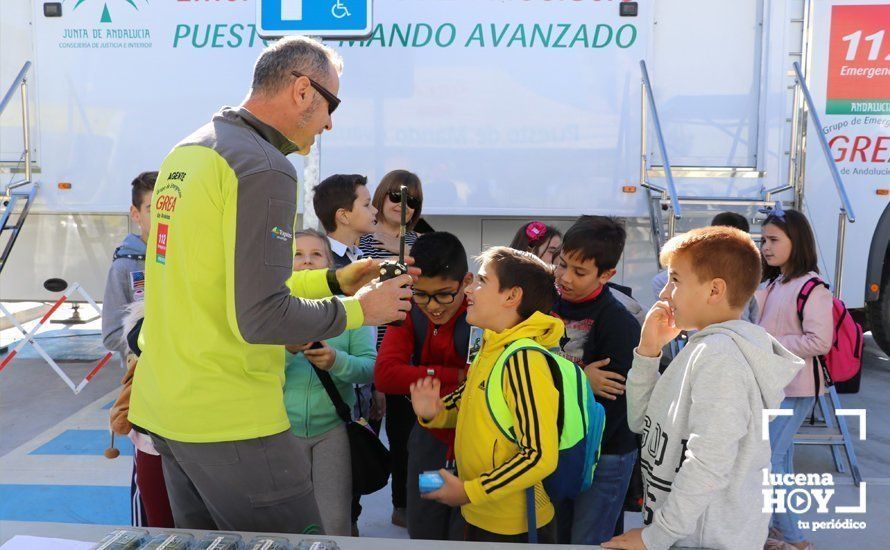 GALERÍA: Varios cientos de escolares asisten a las demostraciones en vivo y talleres de las III Jornadas dede Seguridad y Emergencias