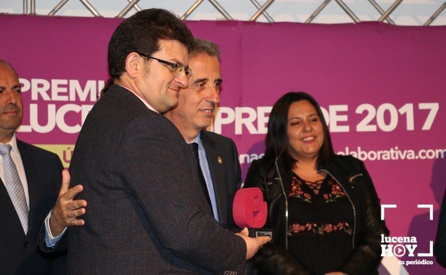 GALERÍA: Las fotos de la de entrega de los Premios "Lucena Emprende" 2017