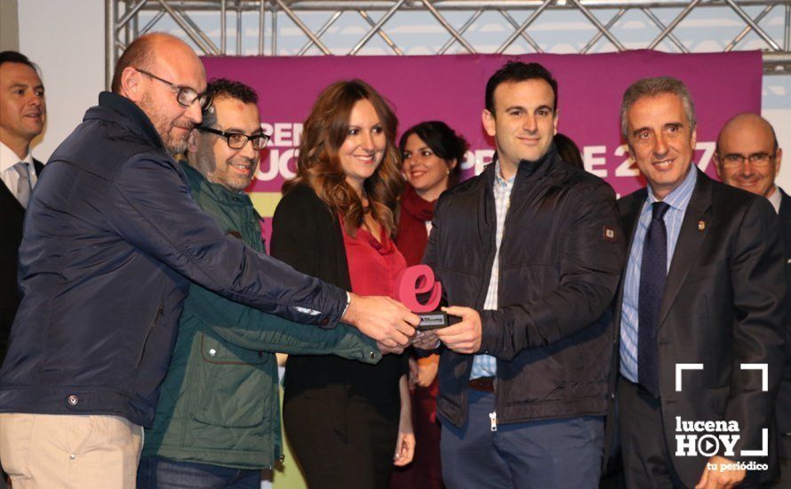 GALERÍA: Las fotos de la de entrega de los Premios "Lucena Emprende" 2017