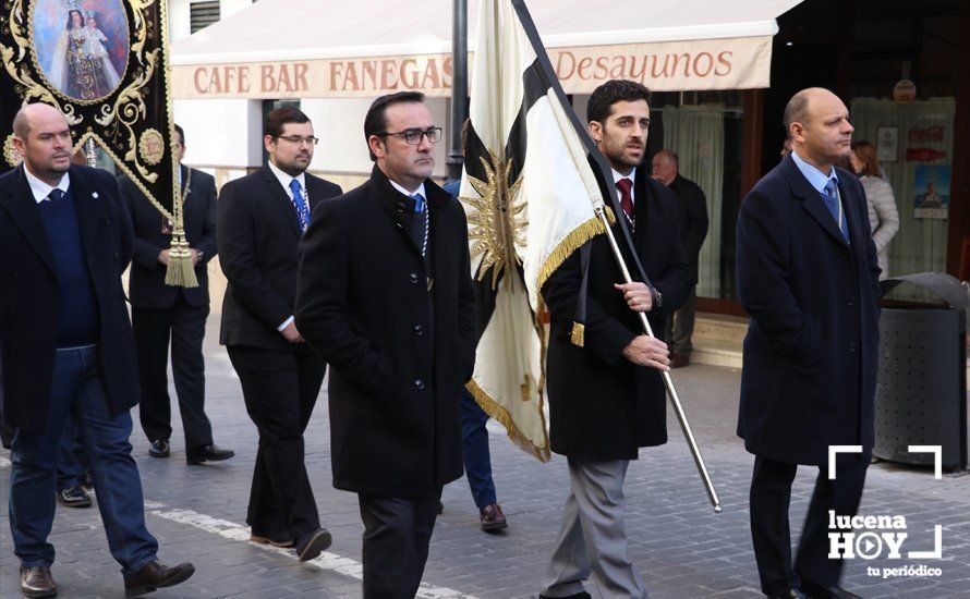 GALERÍA: La Agrupación de Cofradías rinde tributo a la Inmaculada Concepción con una procesión de estandartes y la Fiesta de Regla