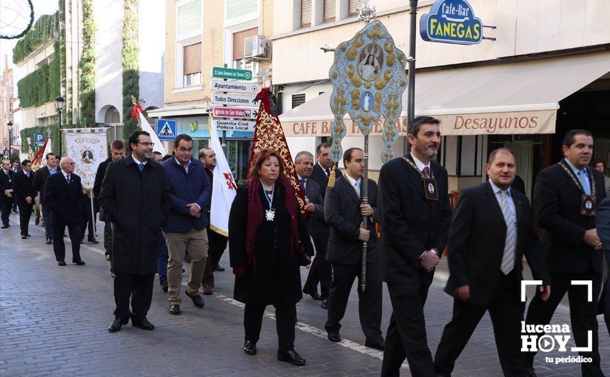 GALERÍA: La Agrupación de Cofradías rinde tributo a la Inmaculada Concepción con una procesión de estandartes y la Fiesta de Regla