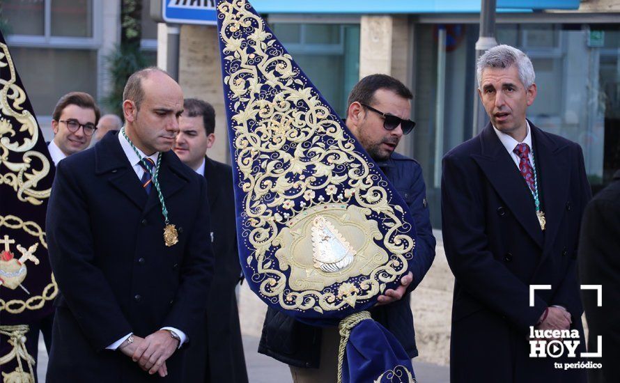 GALERÍA: La Agrupación de Cofradías rinde tributo a la Inmaculada Concepción con una procesión de estandartes y la Fiesta de Regla