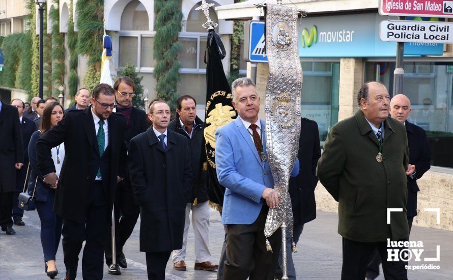 GALERÍA: La Agrupación de Cofradías rinde tributo a la Inmaculada Concepción con una procesión de estandartes y la Fiesta de Regla