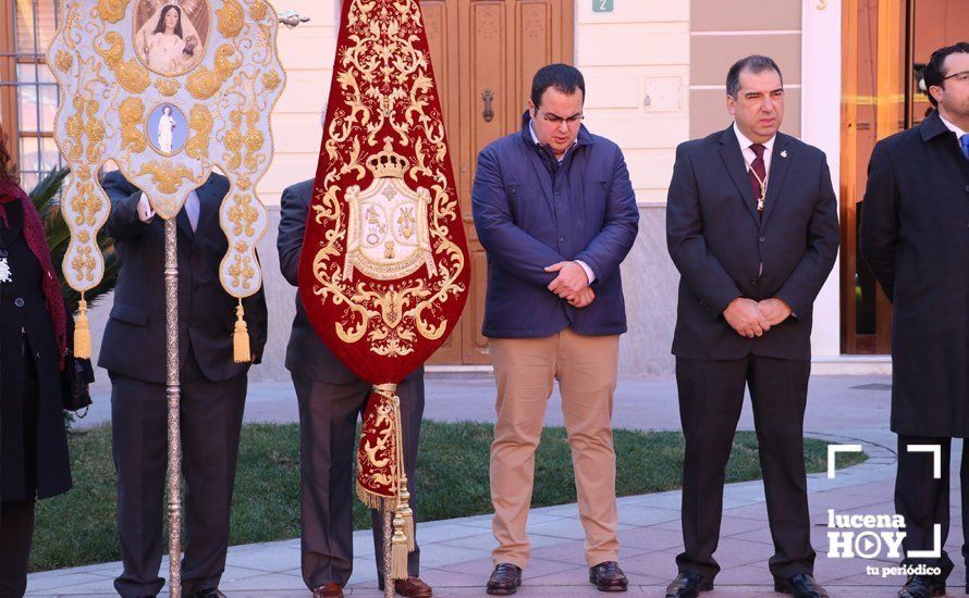 GALERÍA: La Agrupación de Cofradías rinde tributo a la Inmaculada Concepción con una procesión de estandartes y la Fiesta de Regla