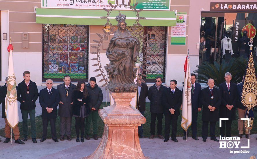 GALERÍA: La Agrupación de Cofradías rinde tributo a la Inmaculada Concepción con una procesión de estandartes y la Fiesta de Regla