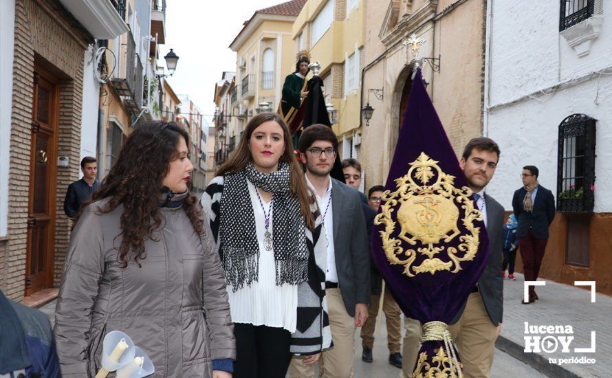 GALERÍA: Un centenar de jóvenes han participado en la III Jornada de Juventud Cofrade de Lucena, organizada esta vez desde la Hermandad de Nazarenos del Sagrado Encuentro