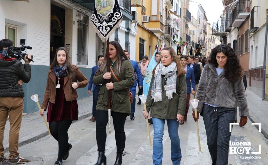 GALERÍA: Un centenar de jóvenes han participado en la III Jornada de Juventud Cofrade de Lucena, organizada esta vez desde la Hermandad de Nazarenos del Sagrado Encuentro