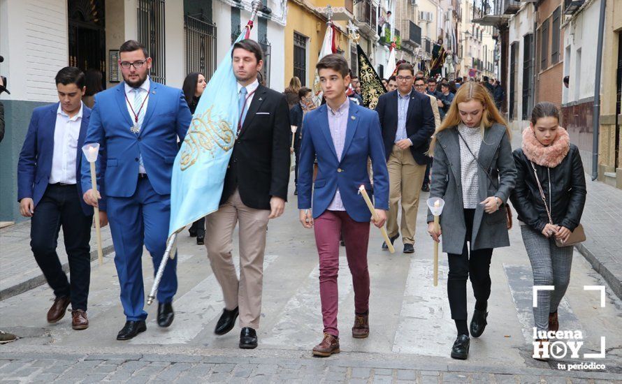 GALERÍA: Un centenar de jóvenes han participado en la III Jornada de Juventud Cofrade de Lucena, organizada esta vez desde la Hermandad de Nazarenos del Sagrado Encuentro