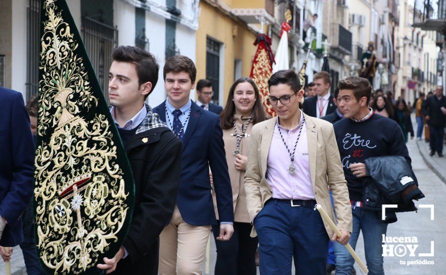 GALERÍA: Un centenar de jóvenes han participado en la III Jornada de Juventud Cofrade de Lucena, organizada esta vez desde la Hermandad de Nazarenos del Sagrado Encuentro