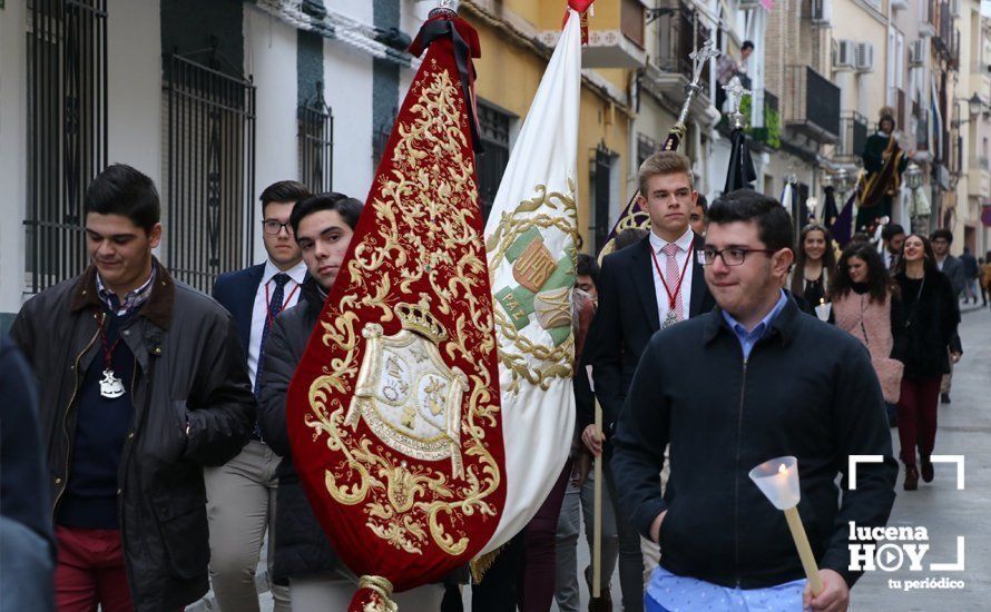 GALERÍA: Un centenar de jóvenes han participado en la III Jornada de Juventud Cofrade de Lucena, organizada esta vez desde la Hermandad de Nazarenos del Sagrado Encuentro