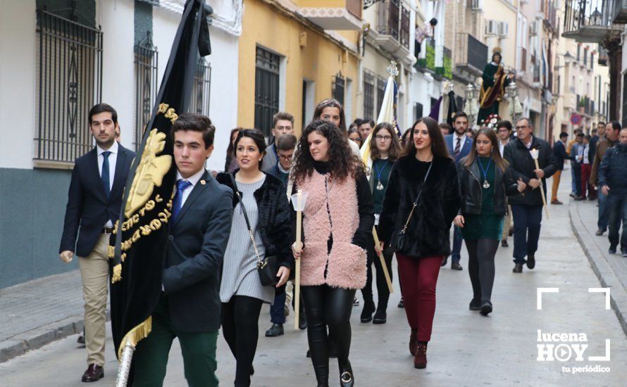 GALERÍA: Un centenar de jóvenes han participado en la III Jornada de Juventud Cofrade de Lucena, organizada esta vez desde la Hermandad de Nazarenos del Sagrado Encuentro