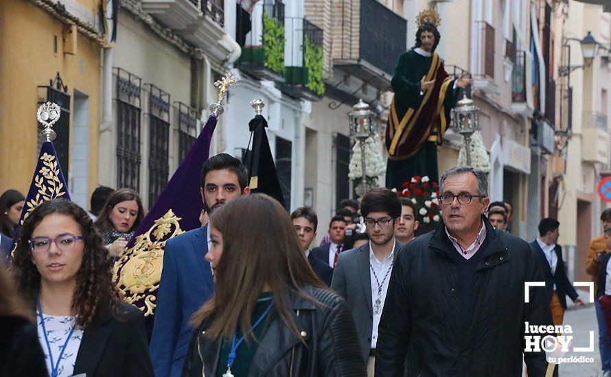 GALERÍA: Un centenar de jóvenes han participado en la III Jornada de Juventud Cofrade de Lucena, organizada esta vez desde la Hermandad de Nazarenos del Sagrado Encuentro