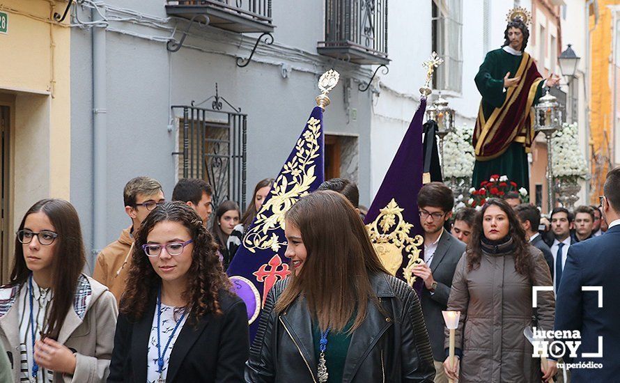 GALERÍA: Un centenar de jóvenes han participado en la III Jornada de Juventud Cofrade de Lucena, organizada esta vez desde la Hermandad de Nazarenos del Sagrado Encuentro