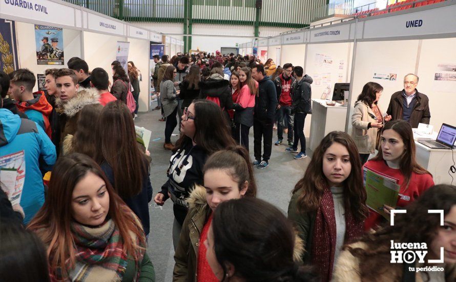 GALERÍA: Abre sus puertas el XV Salón del Estudiante de Lucena con la previsión de recibir a más de 6.000 jóvenes en tres días