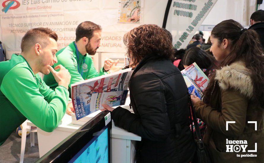 GALERÍA: Abre sus puertas el XV Salón del Estudiante de Lucena con la previsión de recibir a más de 6.000 jóvenes en tres días