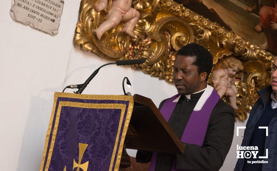 GALERÍA: El recogimiento preside el solemne Vía Crucis del Cristo del Perdón en el Santuario de Aras GALERÍA: El recogimiento preside el solemne Vía Crucis del Cristo del Perdón en el Santuario de Aras