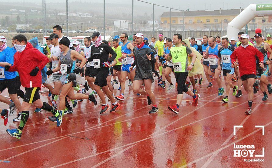 GALERÍA: Mounir Elouardi y Nazha Machrouh repiten reinado bajo el diluvio en la Media Maraton de Lucena GALERÍA: Mounir Elouardi y Nazha Machrouh repiten reinado bajo el diluvio en la Media Maraton de Lucena