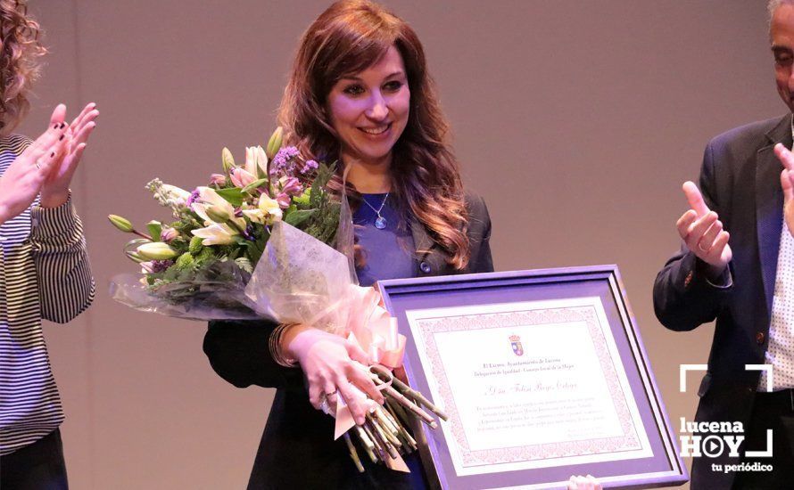 GALERÍA: 8M: El reconocimiento a una trayectoria personal y académica ejemplar: Felisa Reyes Ortega recibe el homenaje del Consejo Local de la Mujer